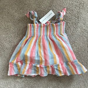 Janie and Jack Striped Summer Dress 3-6 months